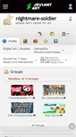 Mobile Screenshot of nightmare-soldier.deviantart.com