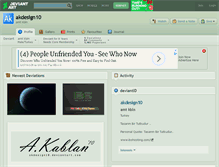 Tablet Screenshot of akdesign10.deviantart.com
