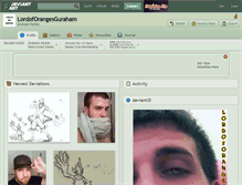 Tablet Screenshot of lordoforangesguraham.deviantart.com