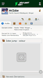 Mobile Screenshot of mrzobe.deviantart.com