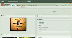 Desktop Screenshot of malemodel.deviantart.com
