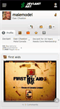 Mobile Screenshot of malemodel.deviantart.com