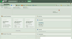 Desktop Screenshot of darkrikka.deviantart.com