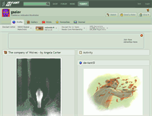 Tablet Screenshot of gaalav.deviantart.com