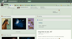 Desktop Screenshot of delshay.deviantart.com