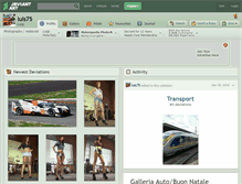 Tablet Screenshot of luis75.deviantart.com