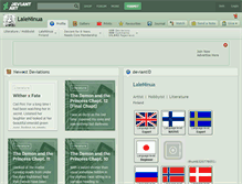Tablet Screenshot of laleninua.deviantart.com