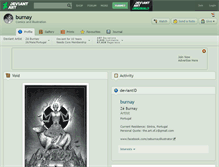 Tablet Screenshot of burnay.deviantart.com