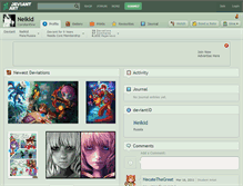 Tablet Screenshot of neikid.deviantart.com