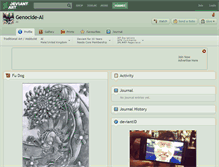 Tablet Screenshot of genocide-al.deviantart.com