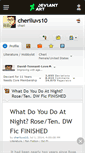Mobile Screenshot of cheriluvs10.deviantart.com