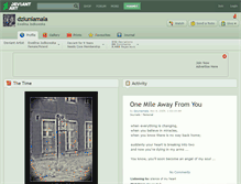 Tablet Screenshot of dziuniamala.deviantart.com