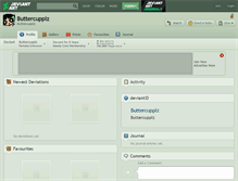 Tablet Screenshot of buttercupplz.deviantart.com