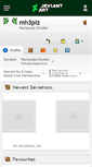 Mobile Screenshot of mh3plz.deviantart.com
