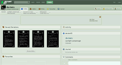Desktop Screenshot of da-maru.deviantart.com