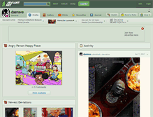 Tablet Screenshot of daerave.deviantart.com