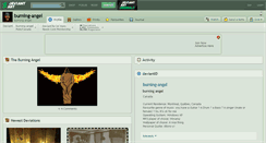 Desktop Screenshot of burning-angel.deviantart.com
