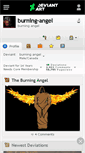 Mobile Screenshot of burning-angel.deviantart.com