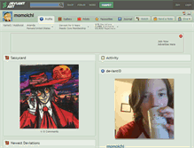 Tablet Screenshot of momoichi.deviantart.com
