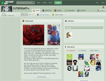 Tablet Screenshot of cutiepieart.deviantart.com