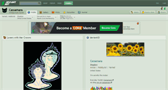 Desktop Screenshot of cassamara.deviantart.com