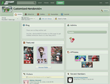 Tablet Screenshot of customized-nendoroid.deviantart.com