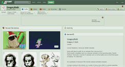 Desktop Screenshot of gregoryroth.deviantart.com
