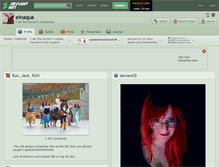 Tablet Screenshot of einaqua.deviantart.com