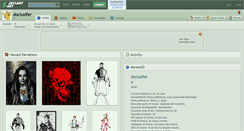 Desktop Screenshot of doclusifer.deviantart.com
