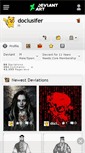 Mobile Screenshot of doclusifer.deviantart.com