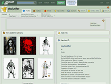 Tablet Screenshot of doclusifer.deviantart.com