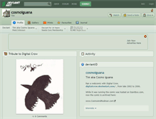 Tablet Screenshot of cosmoiguana.deviantart.com