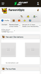 Mobile Screenshot of flareonxdplz.deviantart.com