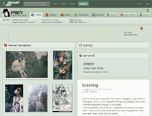 Tablet Screenshot of peggyly.deviantart.com