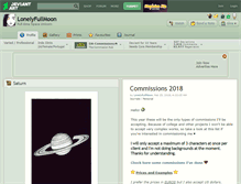 Tablet Screenshot of lonelyfullmoon.deviantart.com