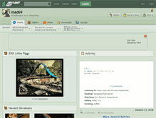 Tablet Screenshot of mad69.deviantart.com