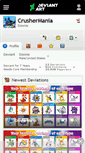 Mobile Screenshot of crushermania.deviantart.com