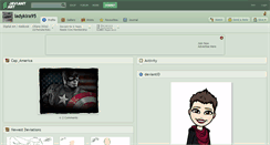 Desktop Screenshot of ladykira95.deviantart.com
