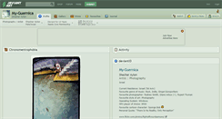 Desktop Screenshot of my-guernica.deviantart.com