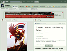 Tablet Screenshot of anupap.deviantart.com