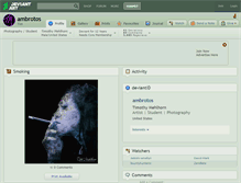 Tablet Screenshot of ambrotos.deviantart.com