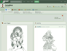 Tablet Screenshot of conradruiz.deviantart.com