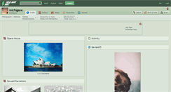 Desktop Screenshot of michigane.deviantart.com