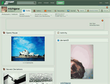 Tablet Screenshot of michigane.deviantart.com