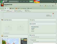 Tablet Screenshot of hecatescircle.deviantart.com