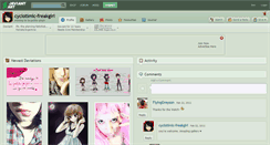 Desktop Screenshot of cyclotimic-freakgirl.deviantart.com