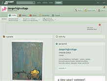 Tablet Screenshot of dangerhighvoltage.deviantart.com