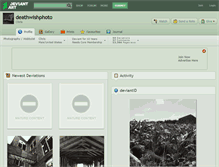 Tablet Screenshot of deathwishphoto.deviantart.com