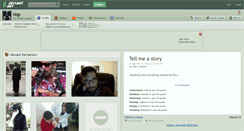 Desktop Screenshot of hzp.deviantart.com