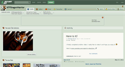 Desktop Screenshot of kfpdragonwarrior.deviantart.com